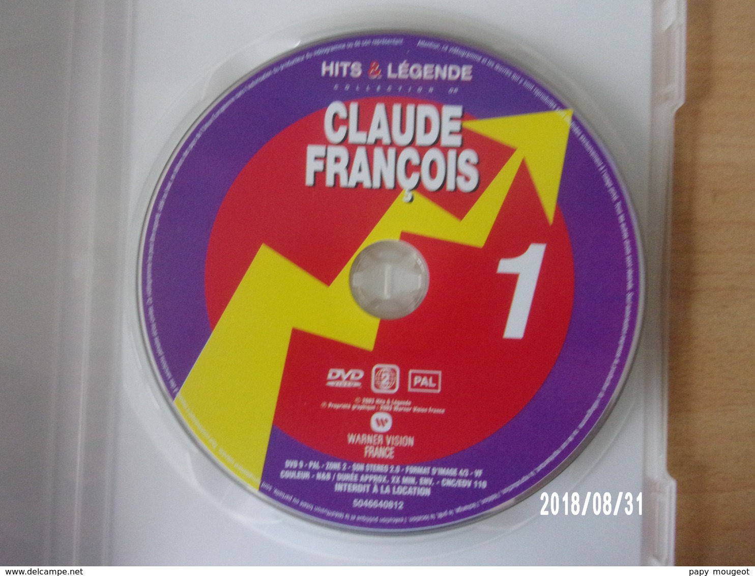 Claude François Hits & Légende Vol.1 - DVD Musicales