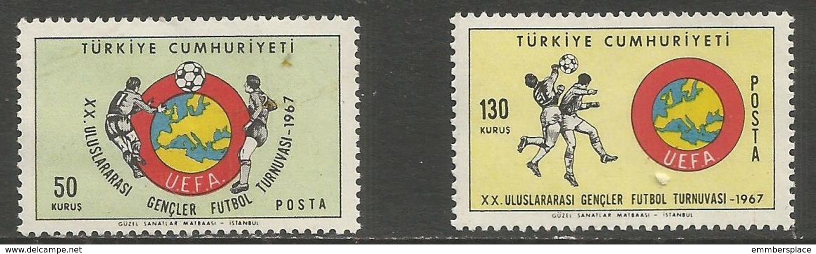 Turkey - 1967 Junior Football MNH ** - Unused Stamps