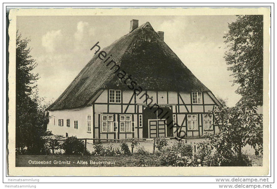 Ostseebad Grömitz - Altes Bauernhaus - Foto-AK - Groemitz