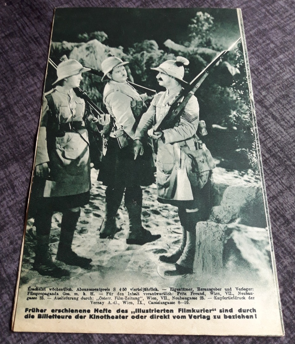 STAN LAUREL & OLIVER HARDY In "Wir Sind Vom Schottischen Infanterie-Regiment" - Altes IFK-Filmprogramm - 182243 - Zeitschriften