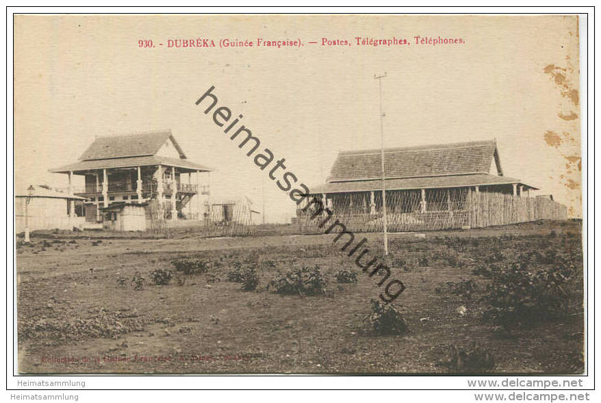 Guinée Francaise - Dubrèka - Postes - Telegraphes - Telephones - Französisch-Guinea