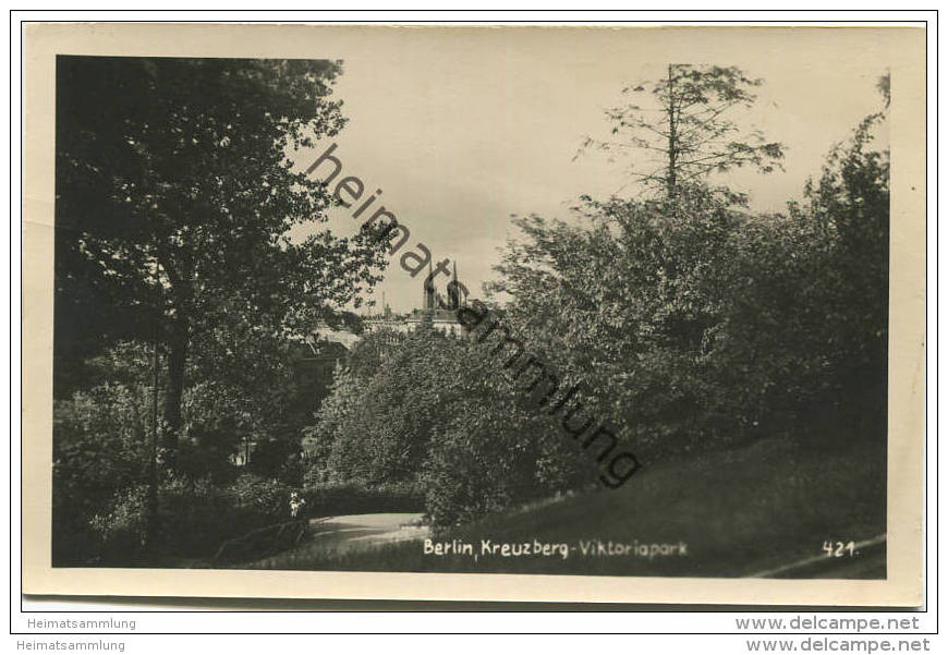 Berlin-Kreuzberg - Viktoriapark Foto-AK 40er Jahre - Keine AK Einteilung - Kreuzberg