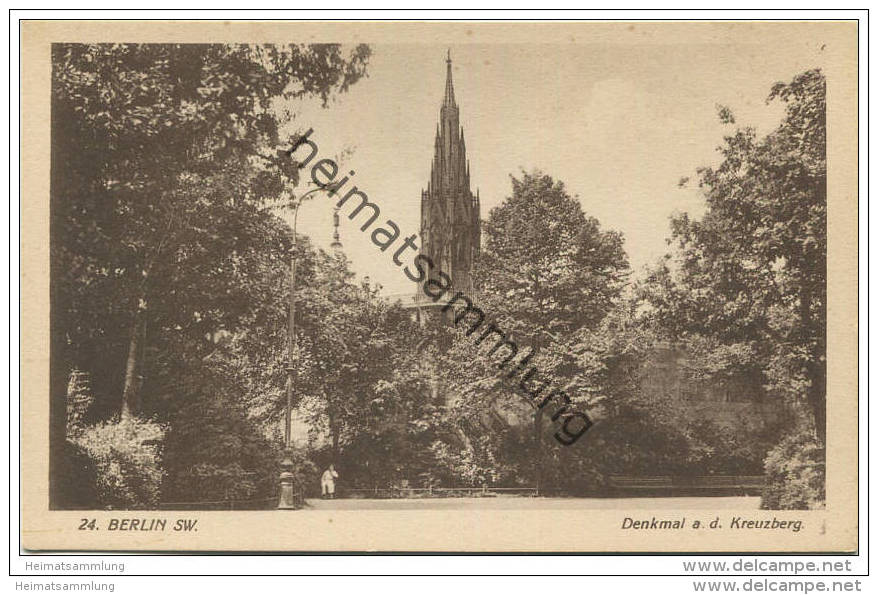 Berlin-Kreuzberg - Denkmal Auf Dem Kreuzberg 30er Jahre - Kreuzberg