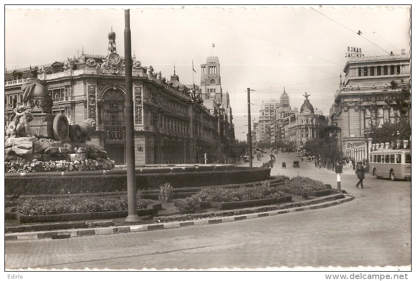 **  MADRID ***  Cibeles Y Calle De Alcala - TTB Timbrée - Madrid