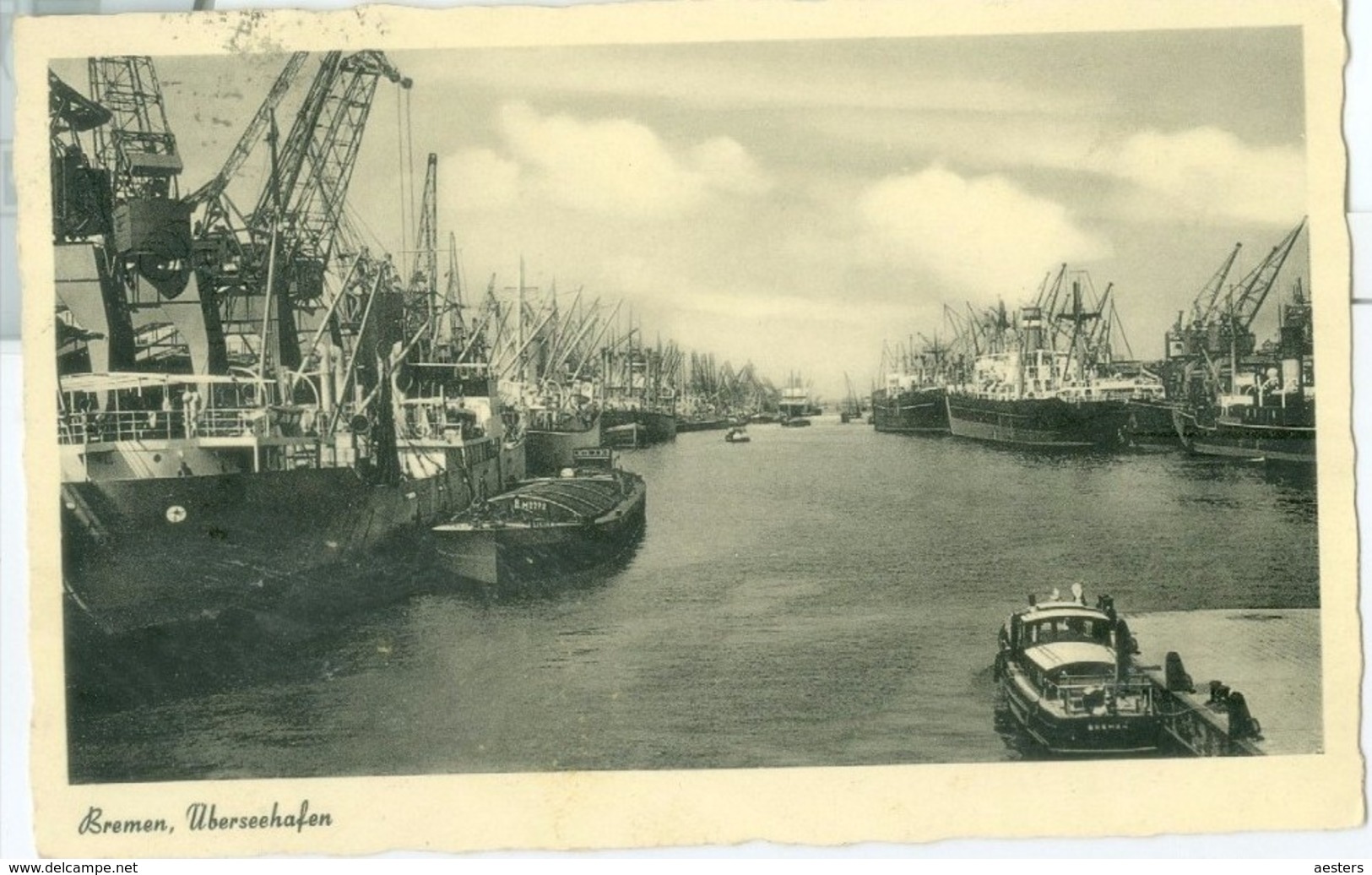 Bremen 1952; Überseehafen - Gelaufen. (W. Panneck - Bremen) - Autres & Non Classés