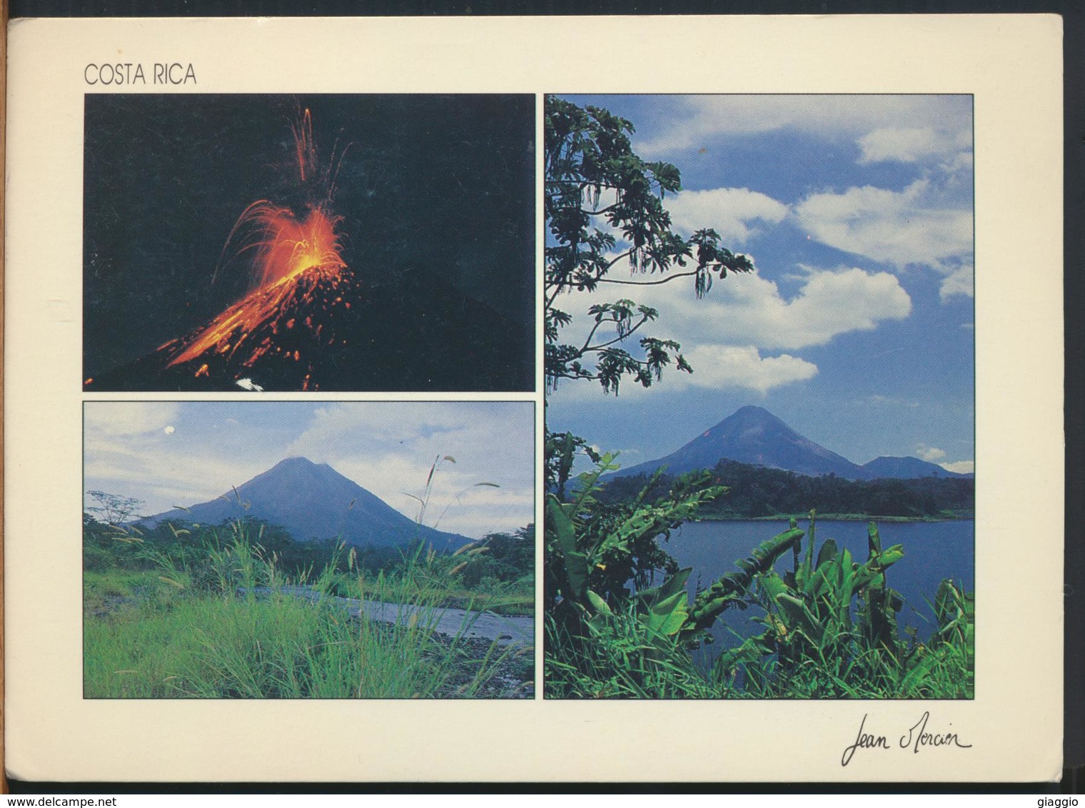 °°° 11581 - COSTA RICA - VOLCAN ARENAL - VIEWS - 1993 With Stamps °°° - Costa Rica