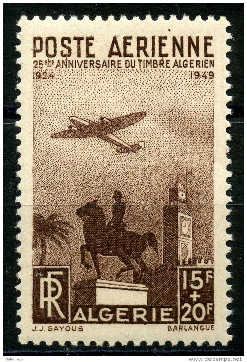 Algerie (1949) PA N 13 * (charniere) - Neufs