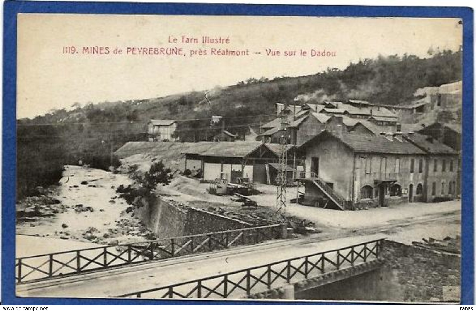 CPA Tarn Mines De Peyrebrune Près Réalmont Circulé - Realmont