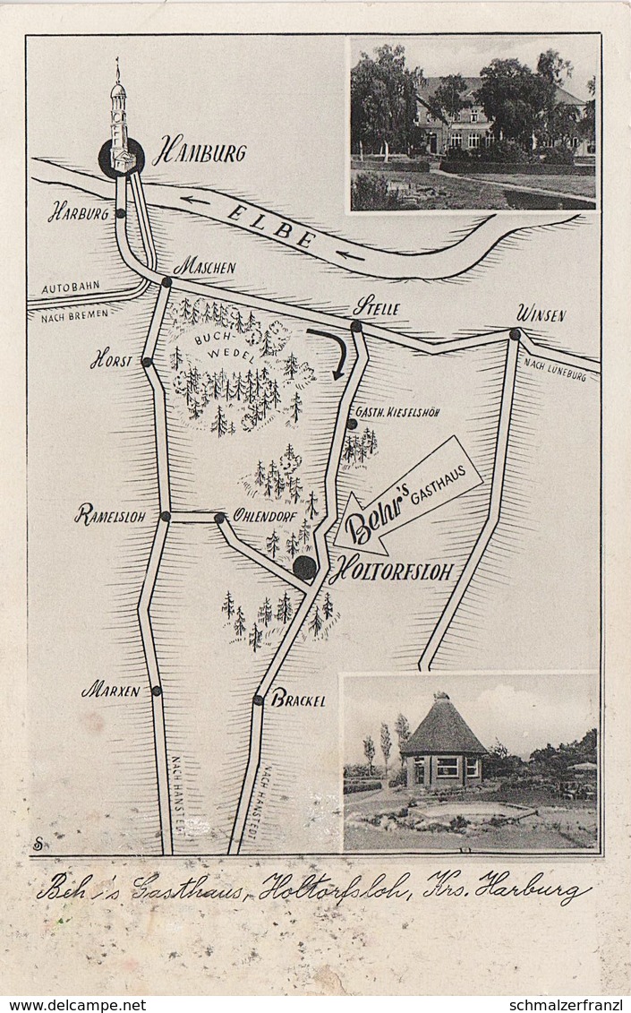 AK Holtorfsloh Gasthaus Pensionshaus Behr A Seevetal Marxen Brackel Ohlendorf Ramelsloh Stelle Winsen Maschen Horst - Seevetal