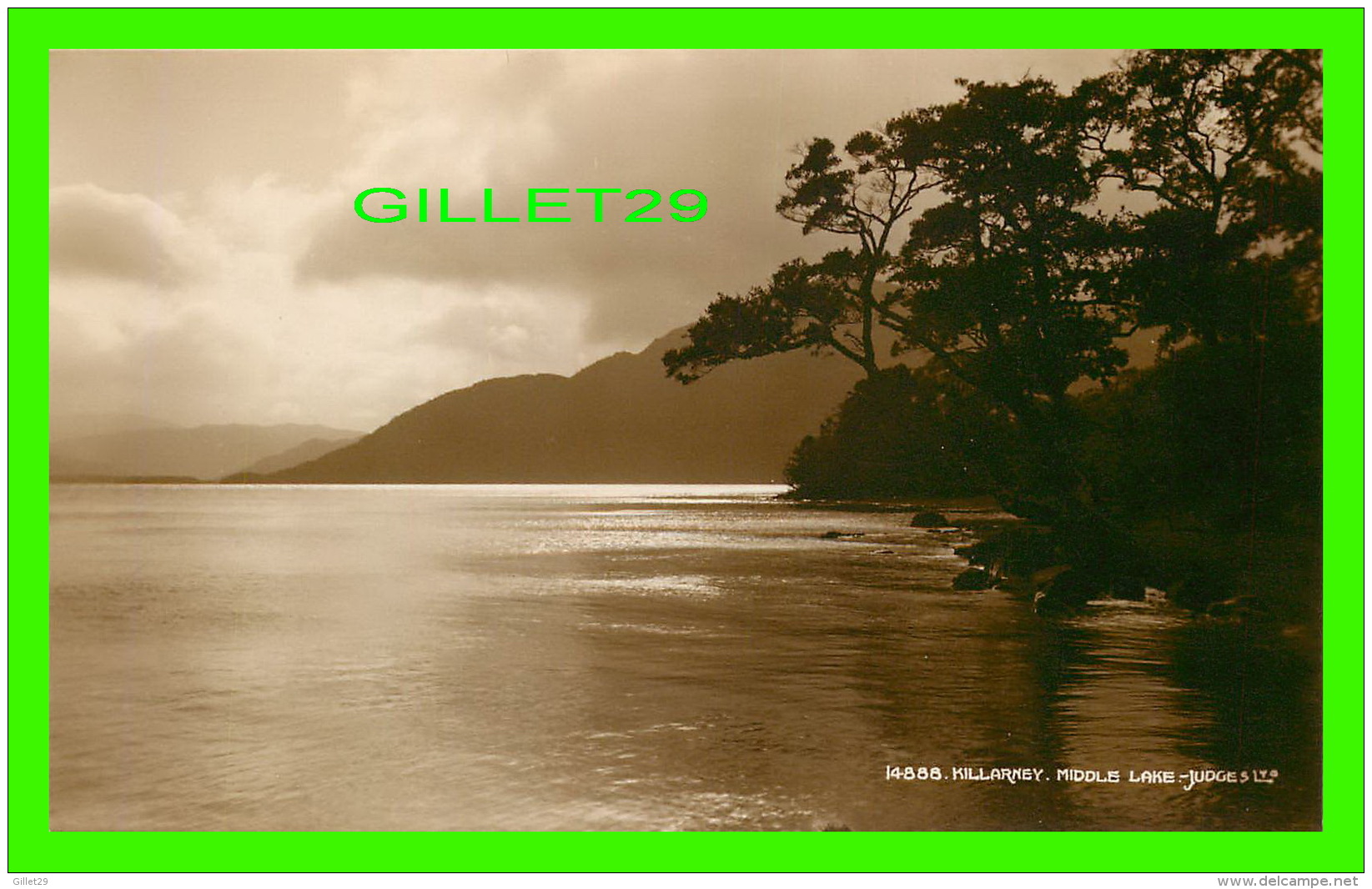 KILLARNEY, IRLANDE - MIDDLE LAKE - JUDGES LTD - - Kerry