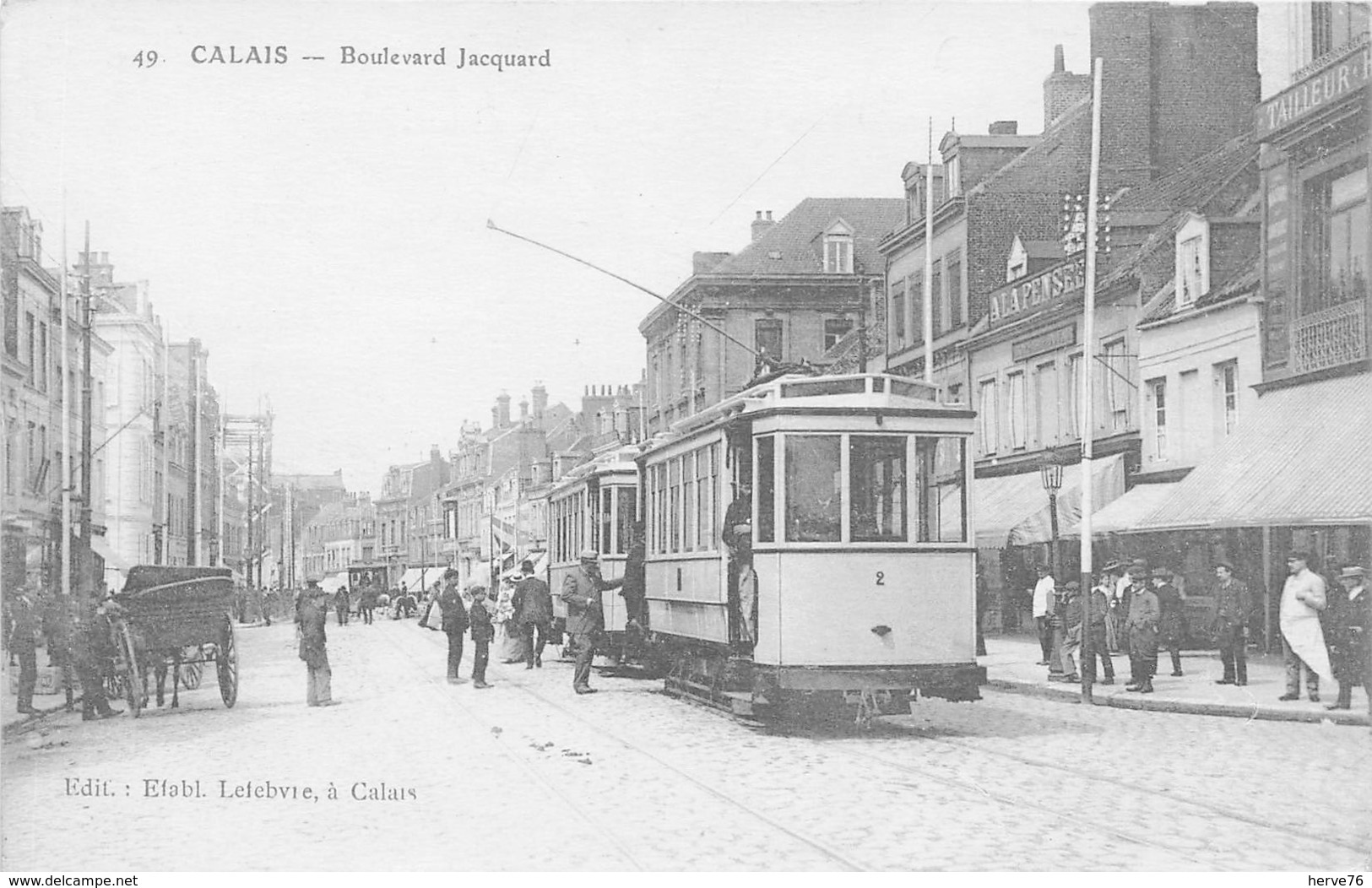 CALAIS - Boulevard Jacquard - Tramway - Calais