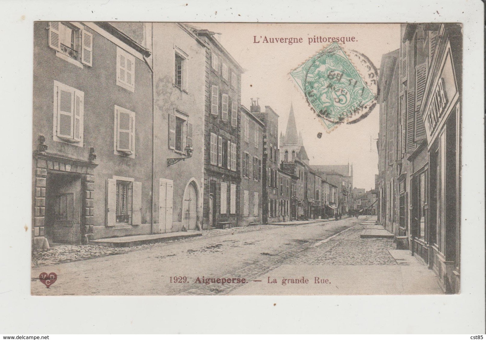 CPA - AIGUEPERSE - La Grande Rue - Aigueperse