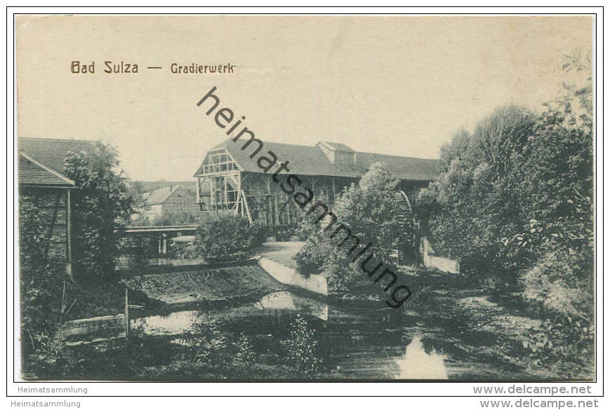 Bad Sulza - Gradierwerk - Verlag H. Rubin &amp; Co. Dresden - Bad Sulza