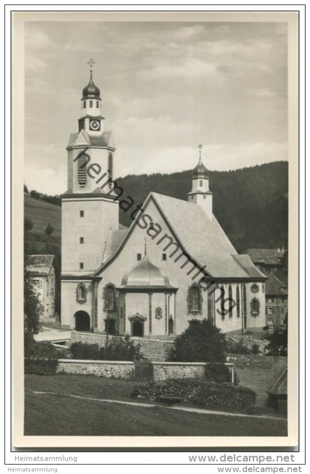 Todtmoos - Pfarr- Und Wallfahrtskirche - Foto-AK - Verlag Photo-Benck Todtmoos - Todtmoos
