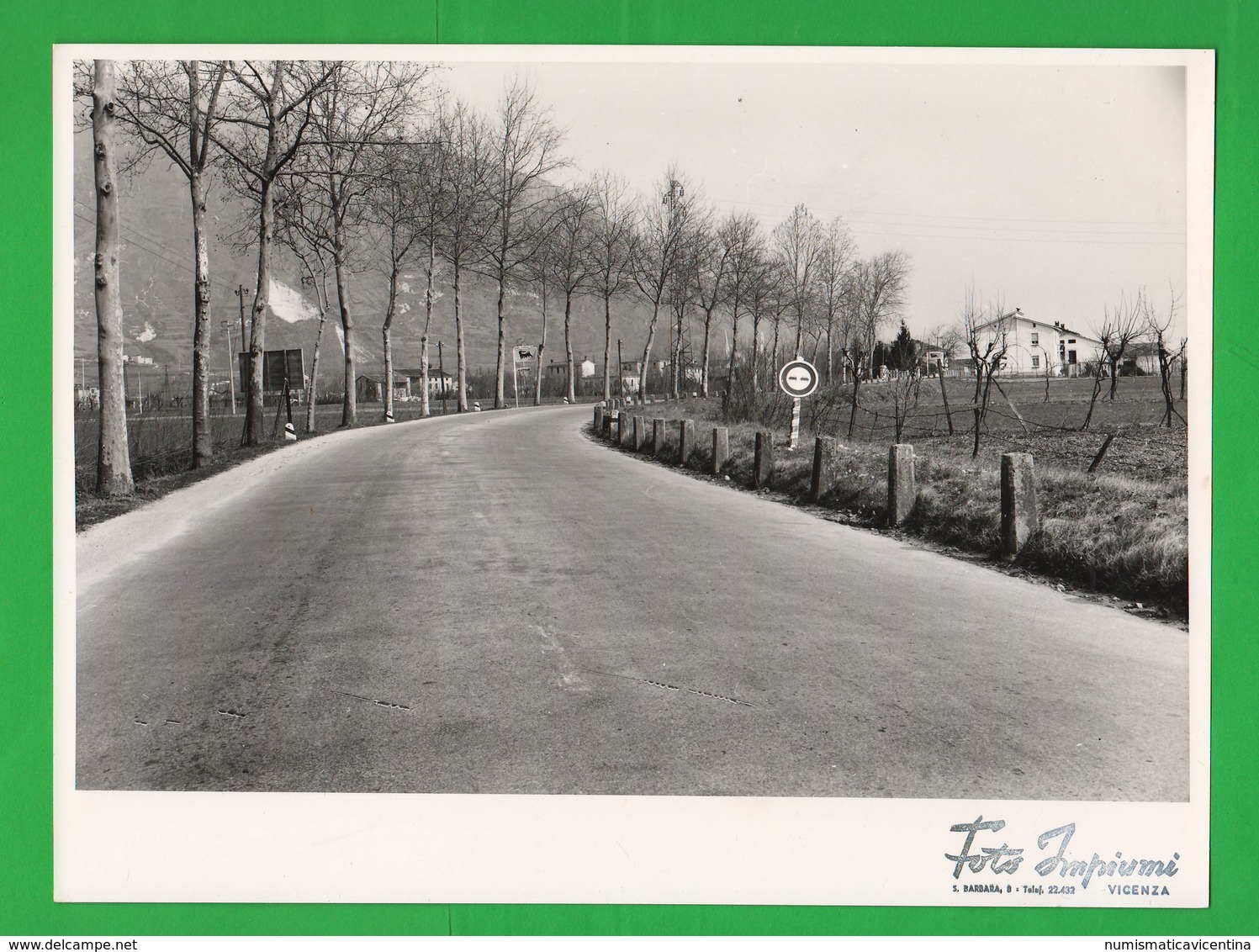 Piovene Rocchette Vicenza Foto Originale Anni '50 Monte Summano - Lieux