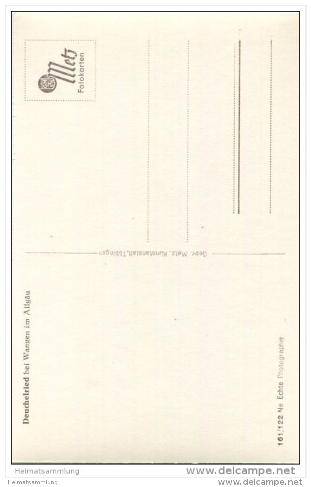 Deuchelried - Foto-AK - Verlag Gebr. Metz Tübingen - Wangen I. Allg.