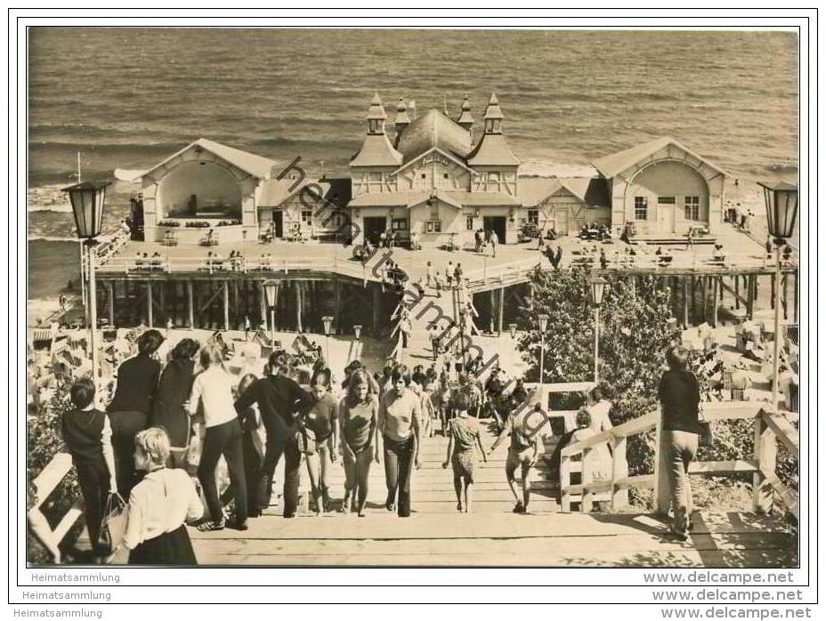 Sellin - Blick Zur Seebrücke - Foto-AK Grossformat - Sellin