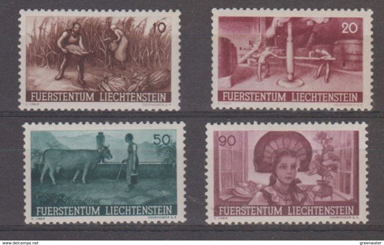 Liechtenstein 1941 Anbauwerk 4v ** Mnh  (40317) - Ongebruikt