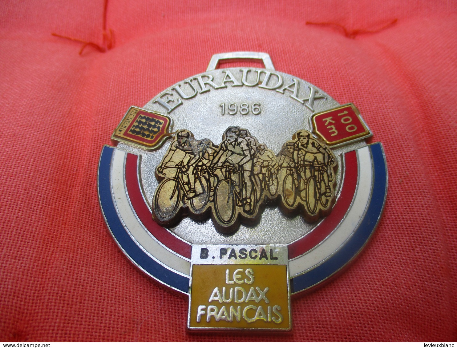 Médaille De Sport/Cyclisme/ EURAUDAX/ 100 KM/ Limousin/ Les Audax Français/1986    SPO283 - Cyclisme