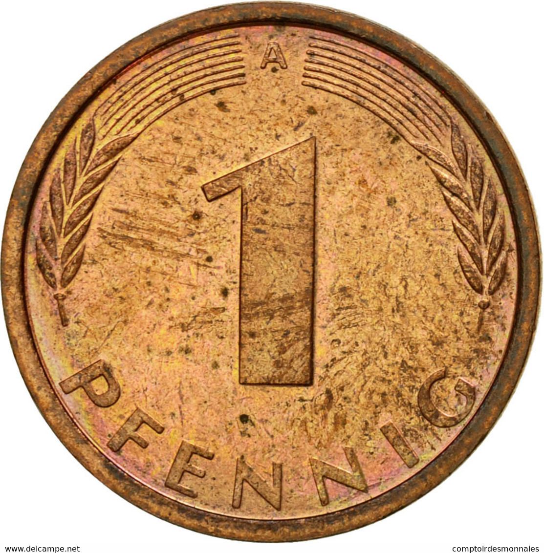 Monnaie, République Fédérale Allemande, Pfennig, 1991, Berlin, TTB+, Copper - 1 Pfennig