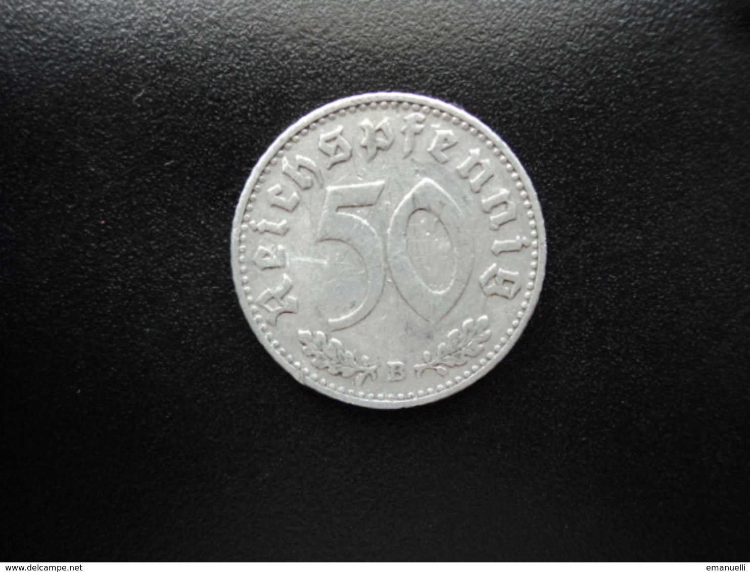 ALLEMAGNE : 50 REICHSPFENNIG   1940 B    KM 96    TTB * - 50 Reichspfennig