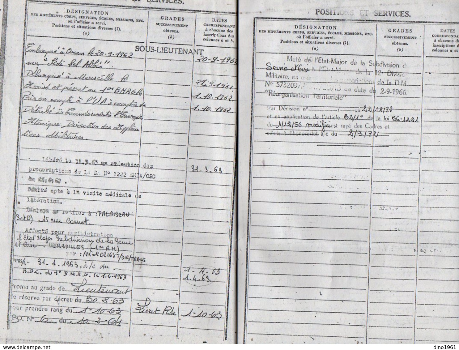 VP12.829 - MILITARIA - VERSAILLES - Livret Militaire ( Copie Certifiée Conforme ) - Soldat J.C HIREL Né à MOUTIERS - Documents