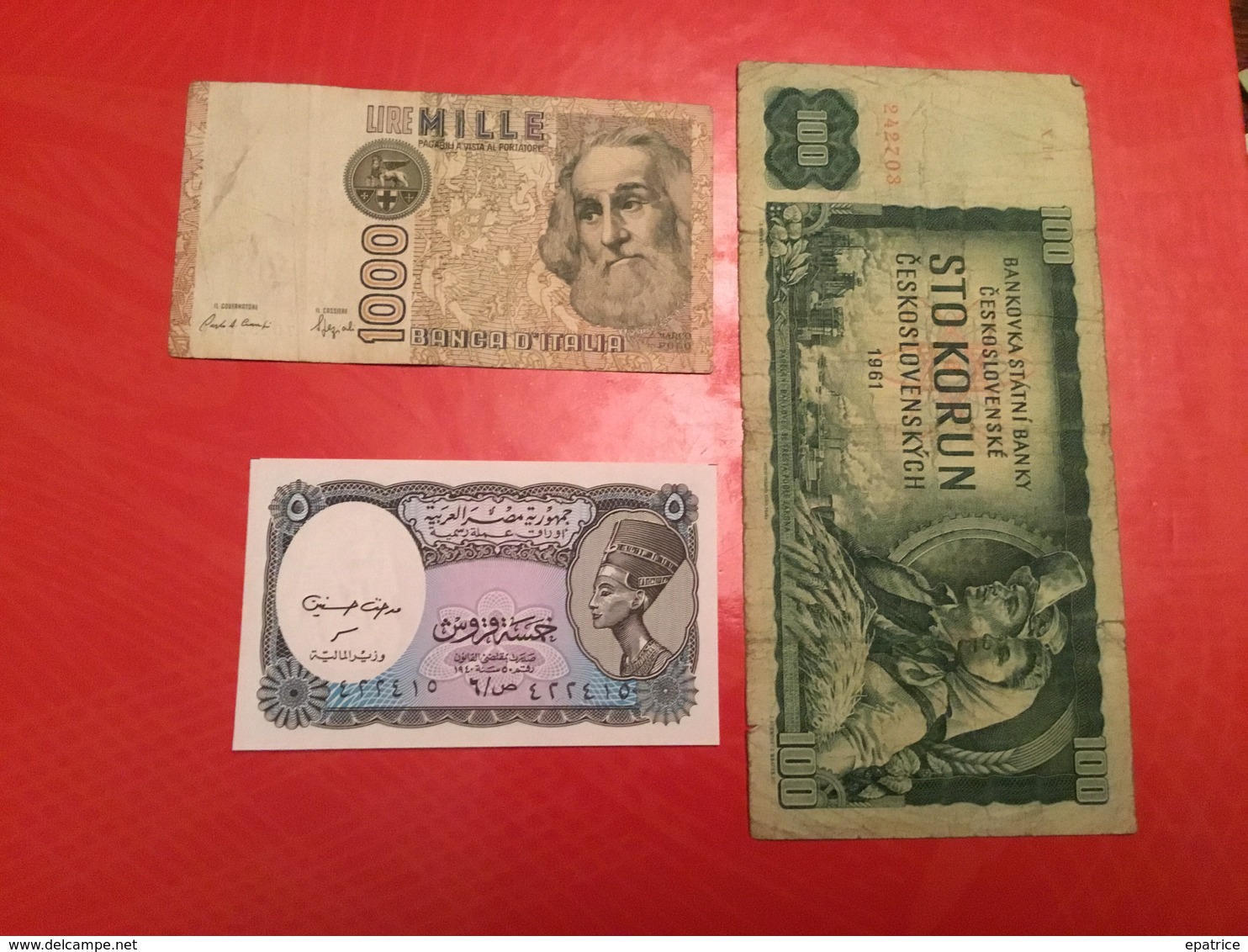 LOT DE 3 BILLETS VOIR LE SCAN - Lots & Kiloware - Banknotes