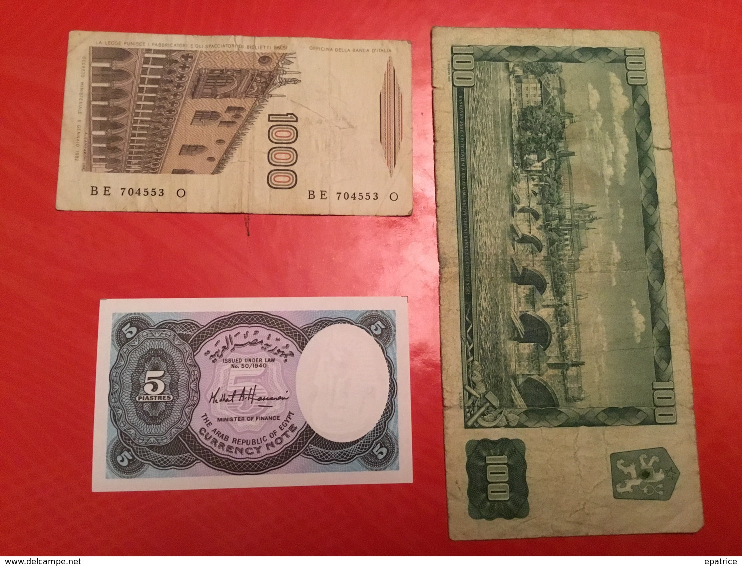 LOT DE 3 BILLETS VOIR LE SCAN - Mezclas - Billetes