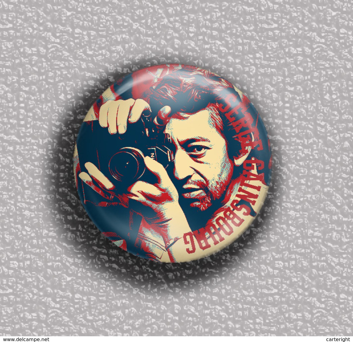 Serge Gainsbourg Music Fan ART BADGE BUTTON PIN SET 5 (1inch/25mm Diameter) 35 DIFF - Musique