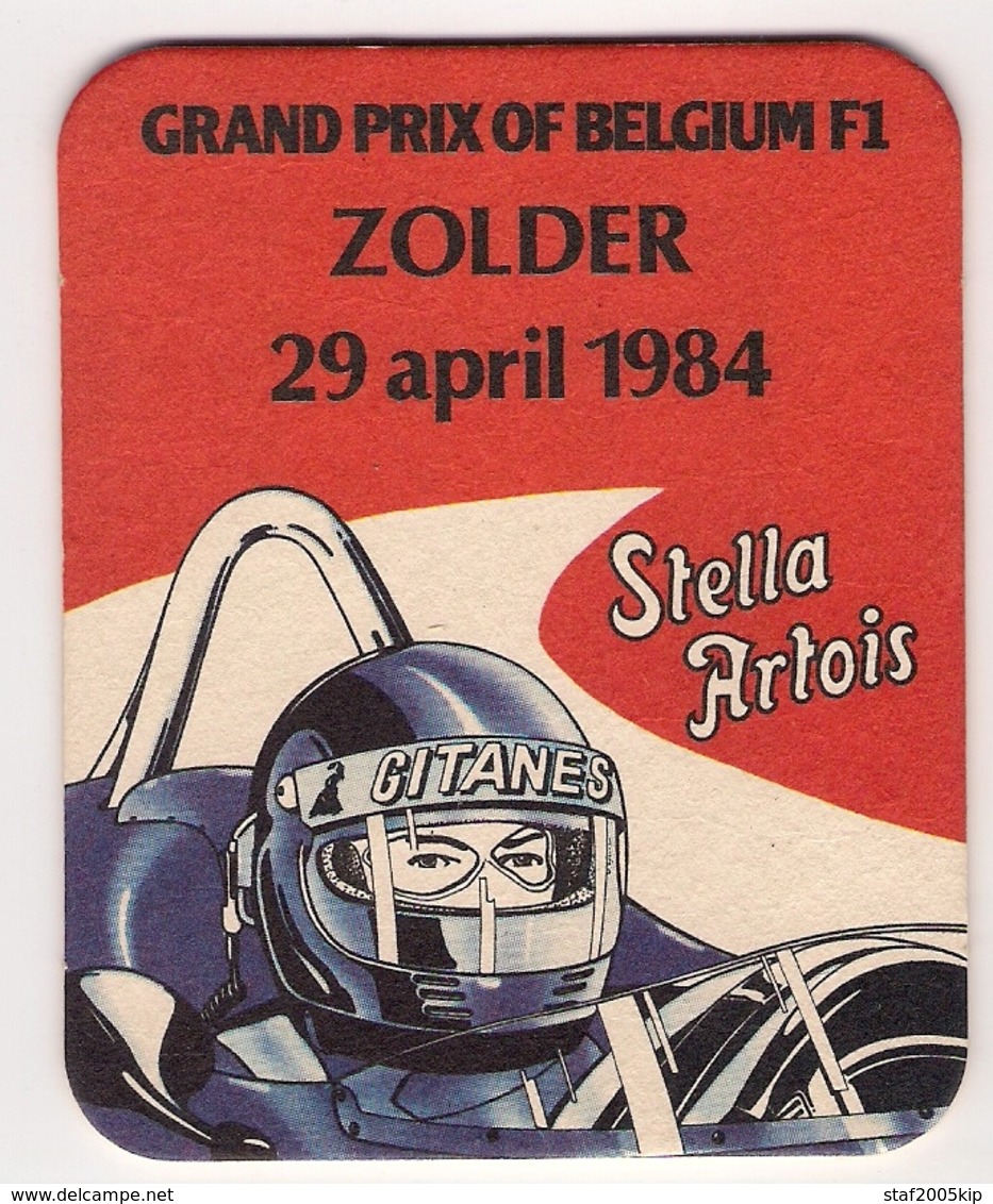 Bierviltje - Stella Artois - Grand Prix Of Belgium F1 - Zolder - 1984 - Sous-bocks