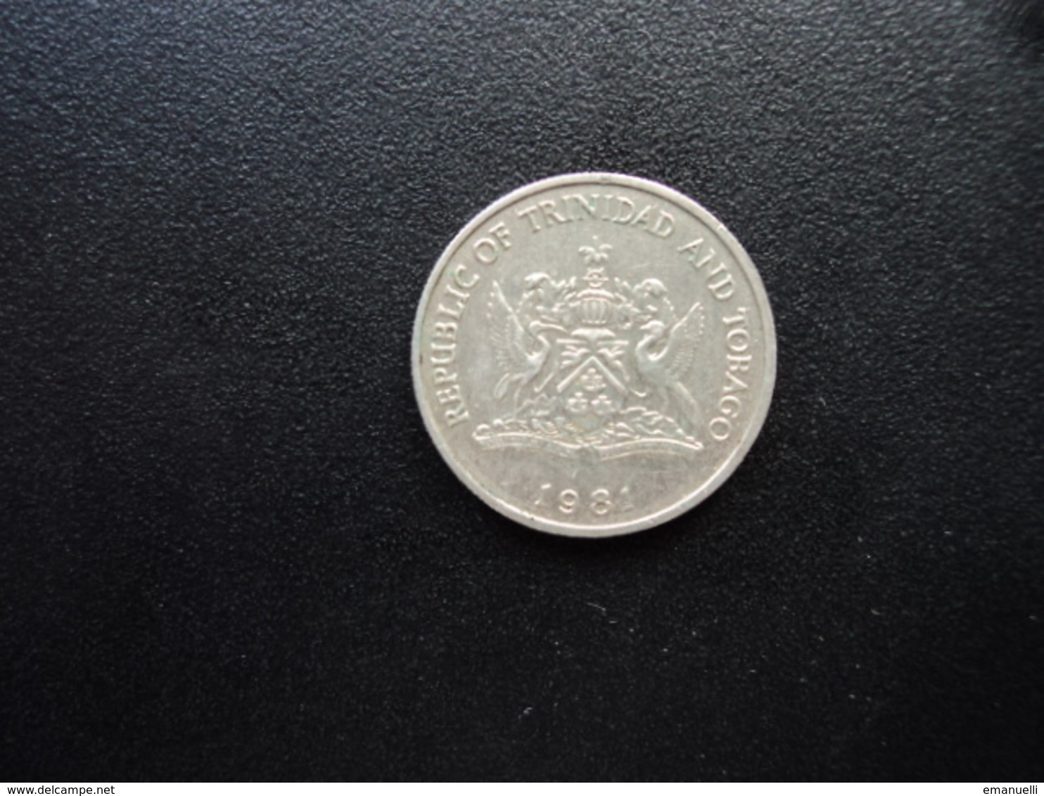 TRINITÉ ET TOBAGO : 25 CENTS   1981 FM   KM 32     SUP - Trinidad En Tobago