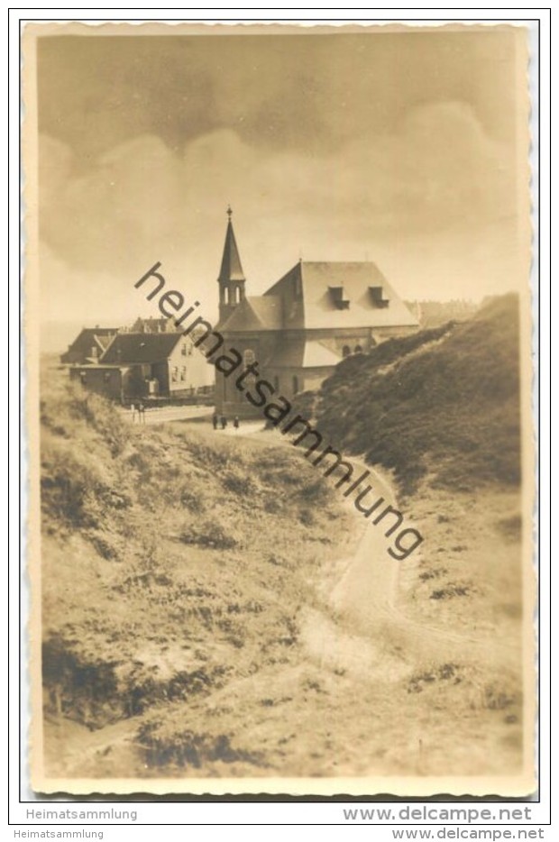 Juist - Katholische Kirche - Foto-AK 20er Jahre - Juist