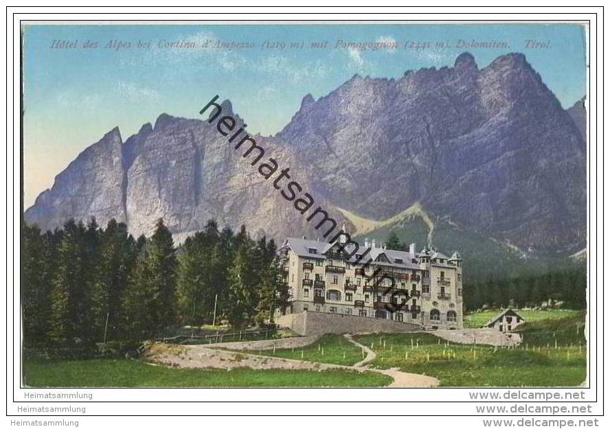 Cortina D&acute;Ampezzo - Hotel Des Alpes - Pomagognon - Sonstige & Ohne Zuordnung