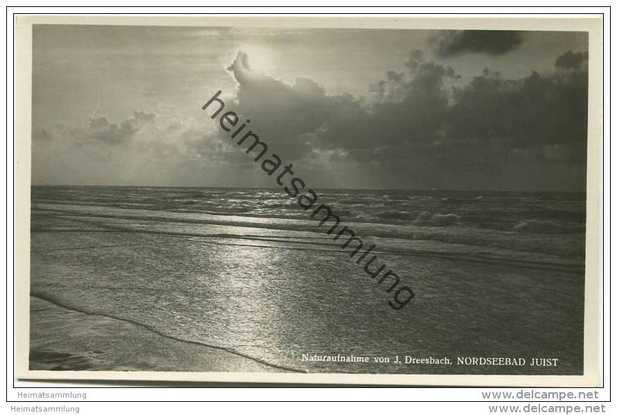 Nordseebad Juist - Foto-AK 20er Jahre - Naturaufnahme Von J. Dreesbach - Juist