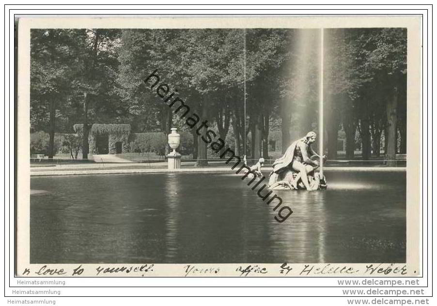 Schwetzingen - Schlossgarten - Arion - Foto-AK - Schwetzingen