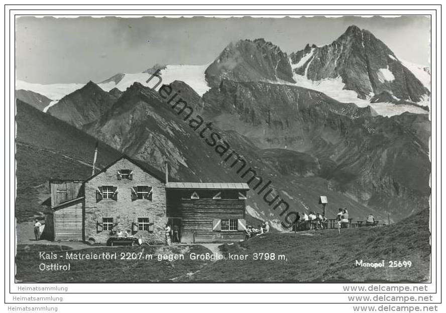 Kals - Matreiertörl Gegen Grossglockner - Foto-AK - Kals