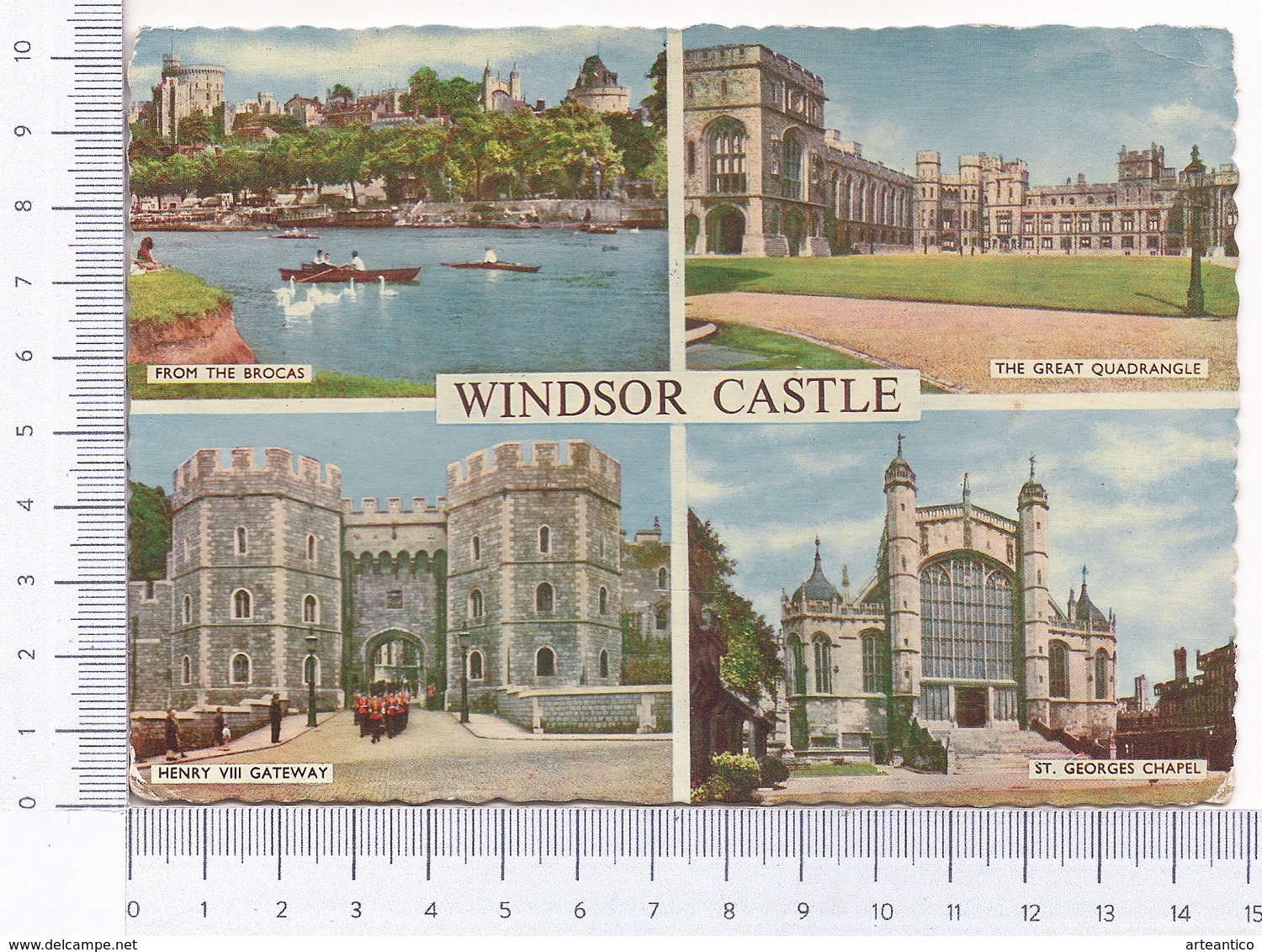 Windsor Castle ~ 1957 ~ Pub. J. Salmon Ltd - Windsor Castle