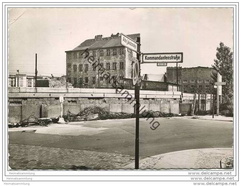 Berlin - Mauer An Der Kommandantenstrasse - Foto-AK Grossformat - Muro Di Berlino