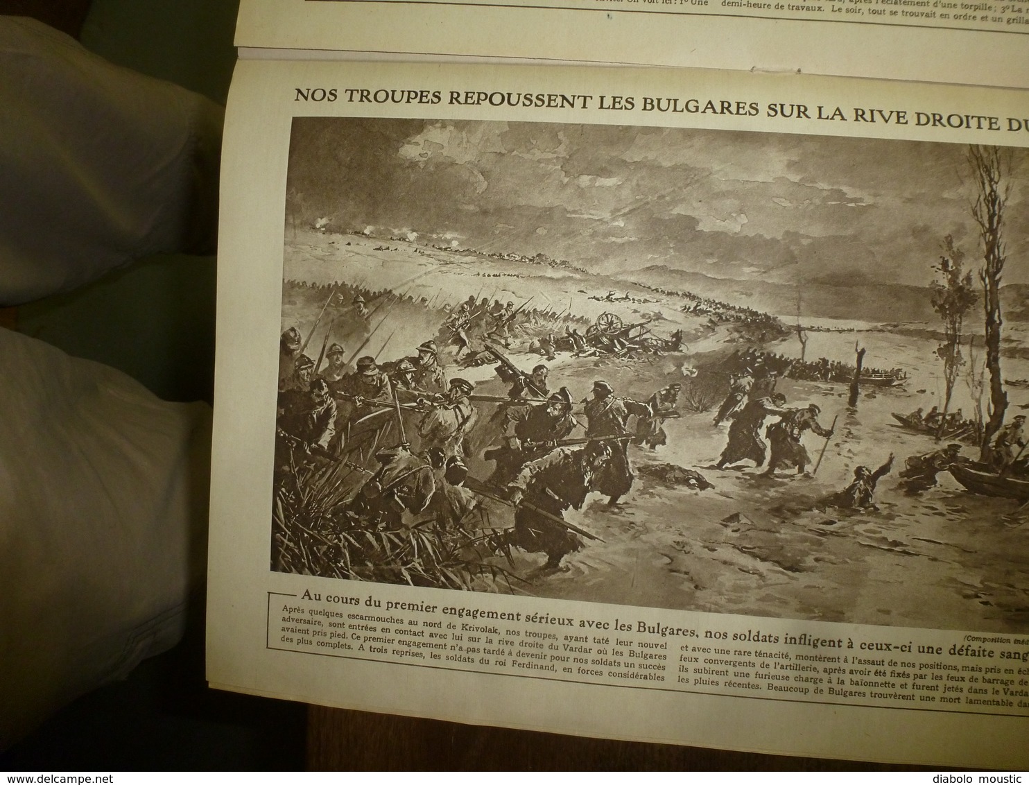 1915 LE MIROIR:Sept Guerres Pour Ce Vétéran Serbe;Salonique;Venise Et Fresque DeTiepolo;Franco-Anglais Au Cameroun;etc - Français