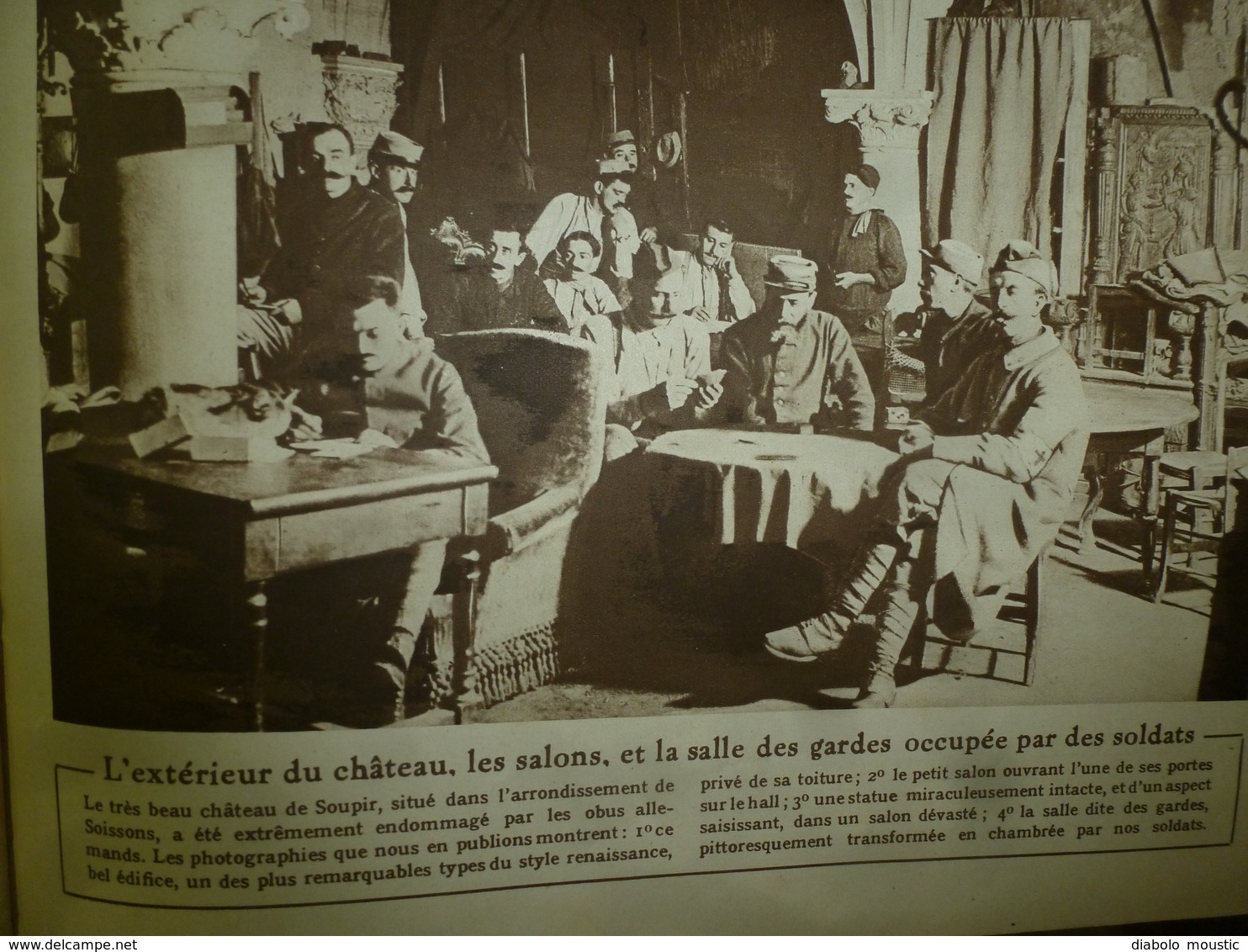 1915 LE MIROIR:Elisabeth sur front belge;Grandes figures de la crise balkanique;Battage du blé;Château de Soupir; etc