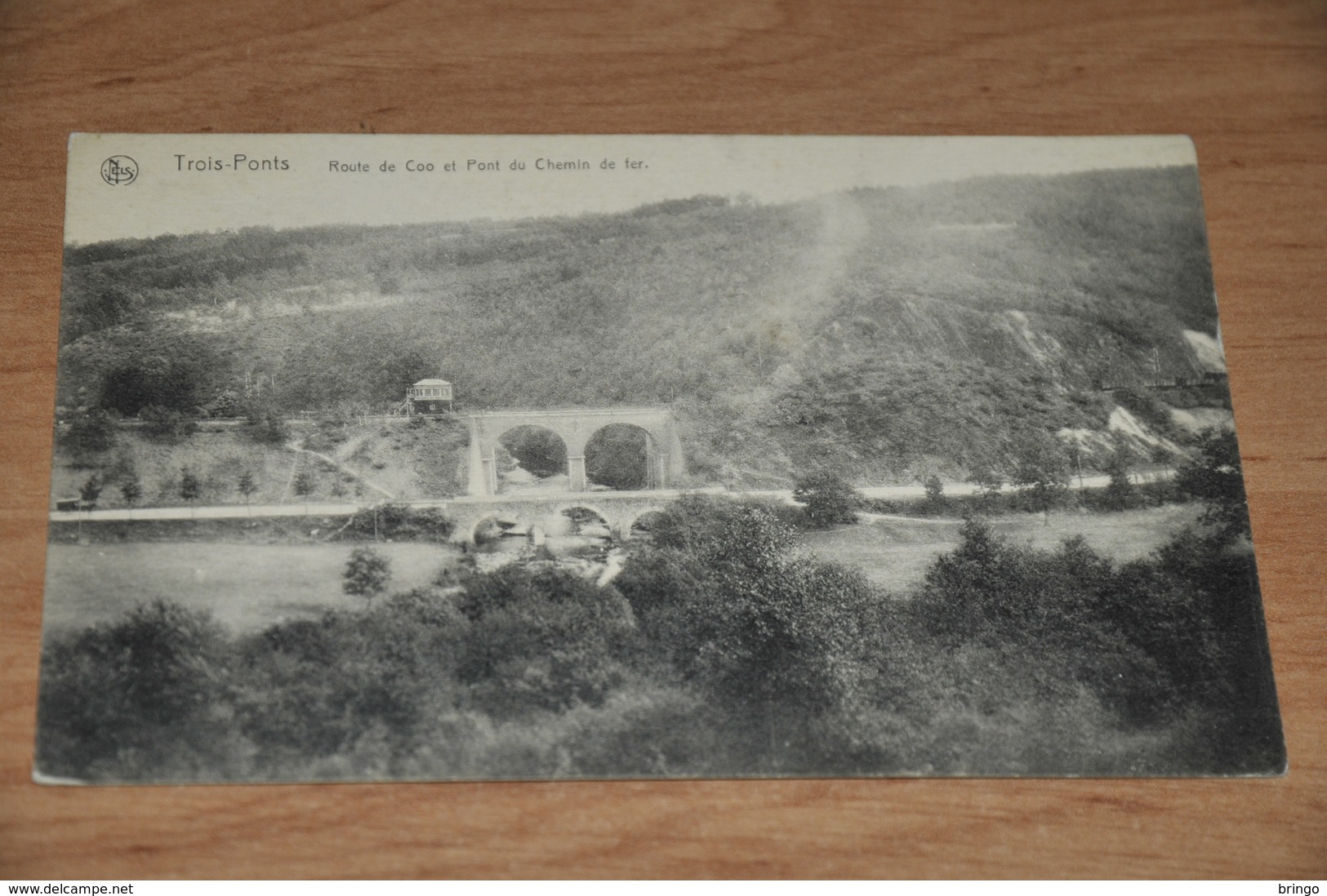 1461- Trois-Ponts, Route De Coo Et Pont Du Chemin De Fer - Trois-Ponts