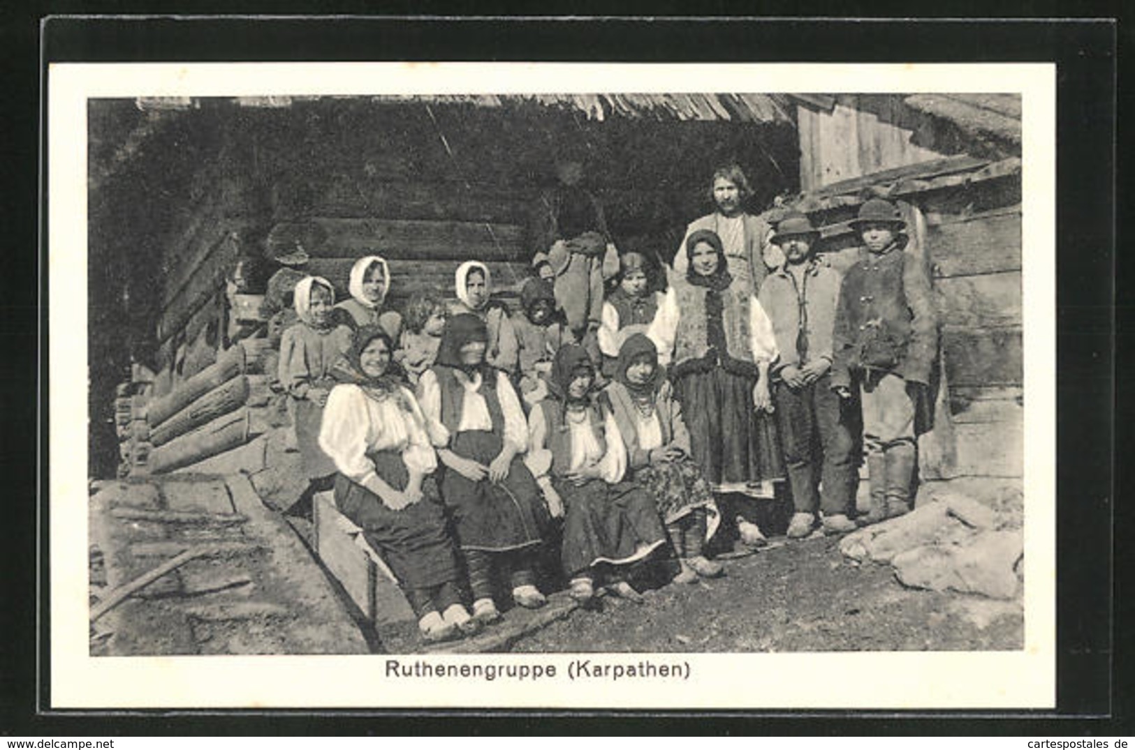 CPA Ruthenengruppe In Volkstracht, Karpaten - Ohne Zuordnung