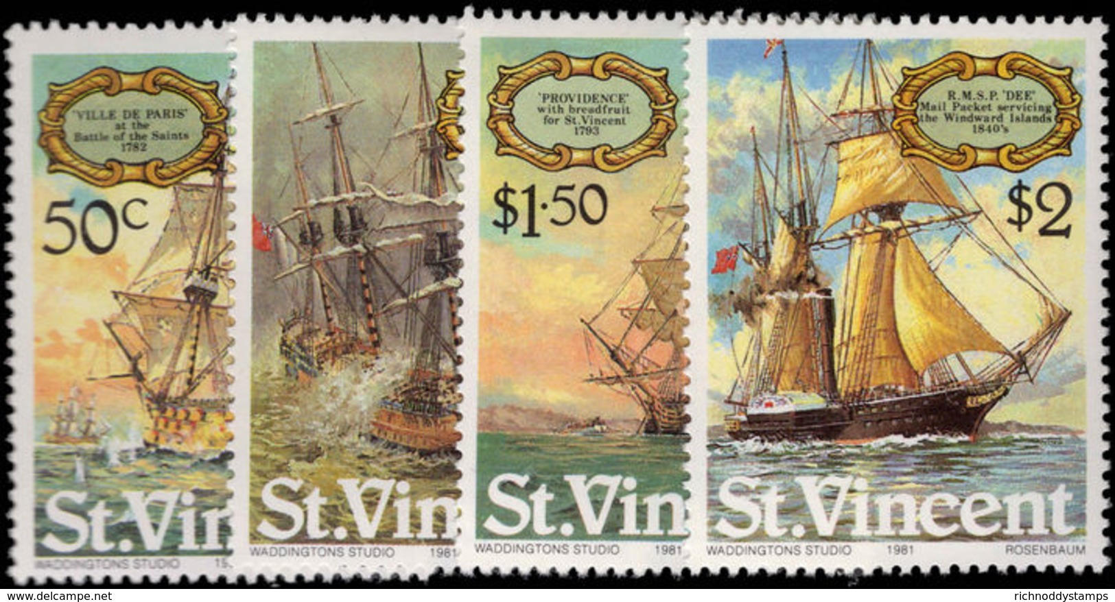 St Vincent 1981 Sailing Ships Unmounted Mint. - St.Vincent (1979-...)