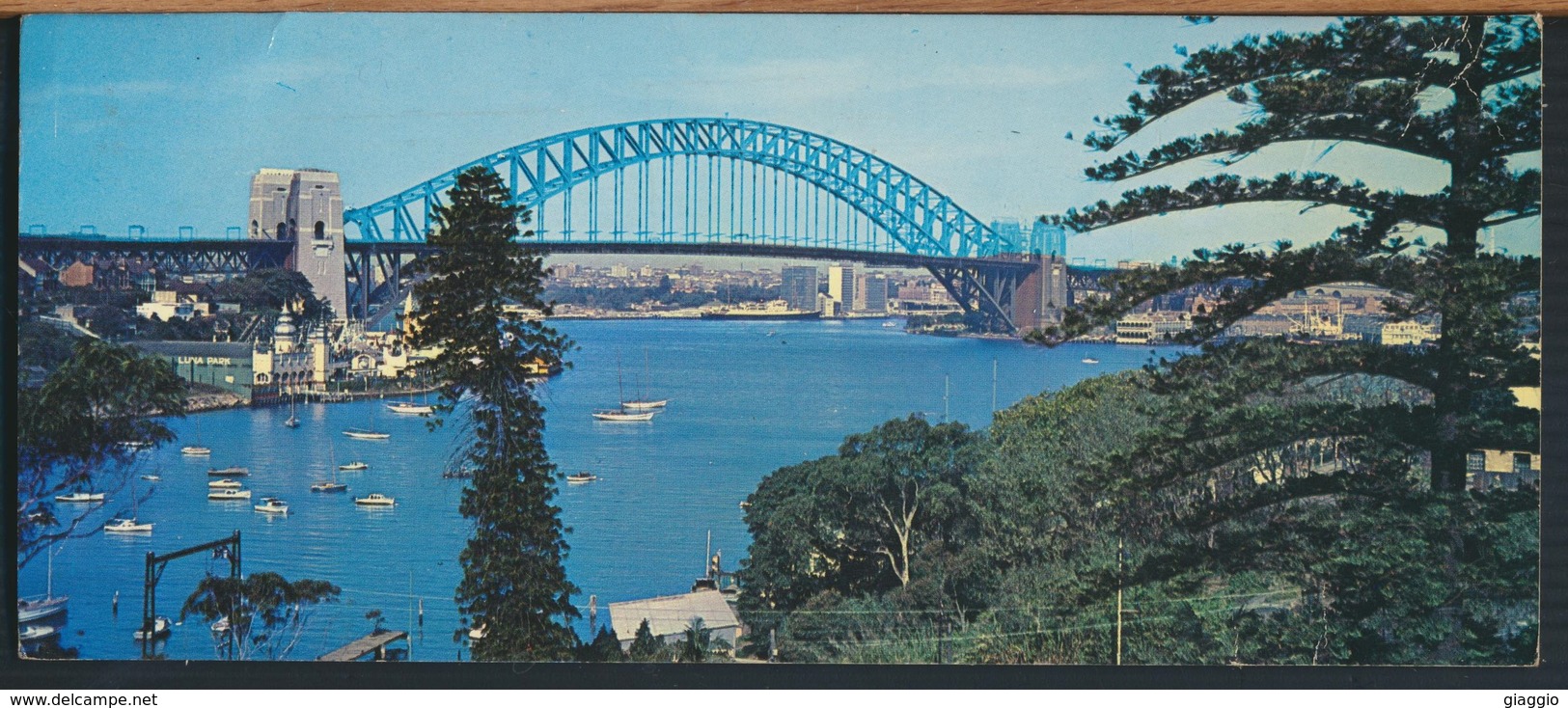 °°° GF567 - AUSTRALIA - SIDNEY HARBOUR BRIDGE - 1963 With Stamps °°° - Sydney