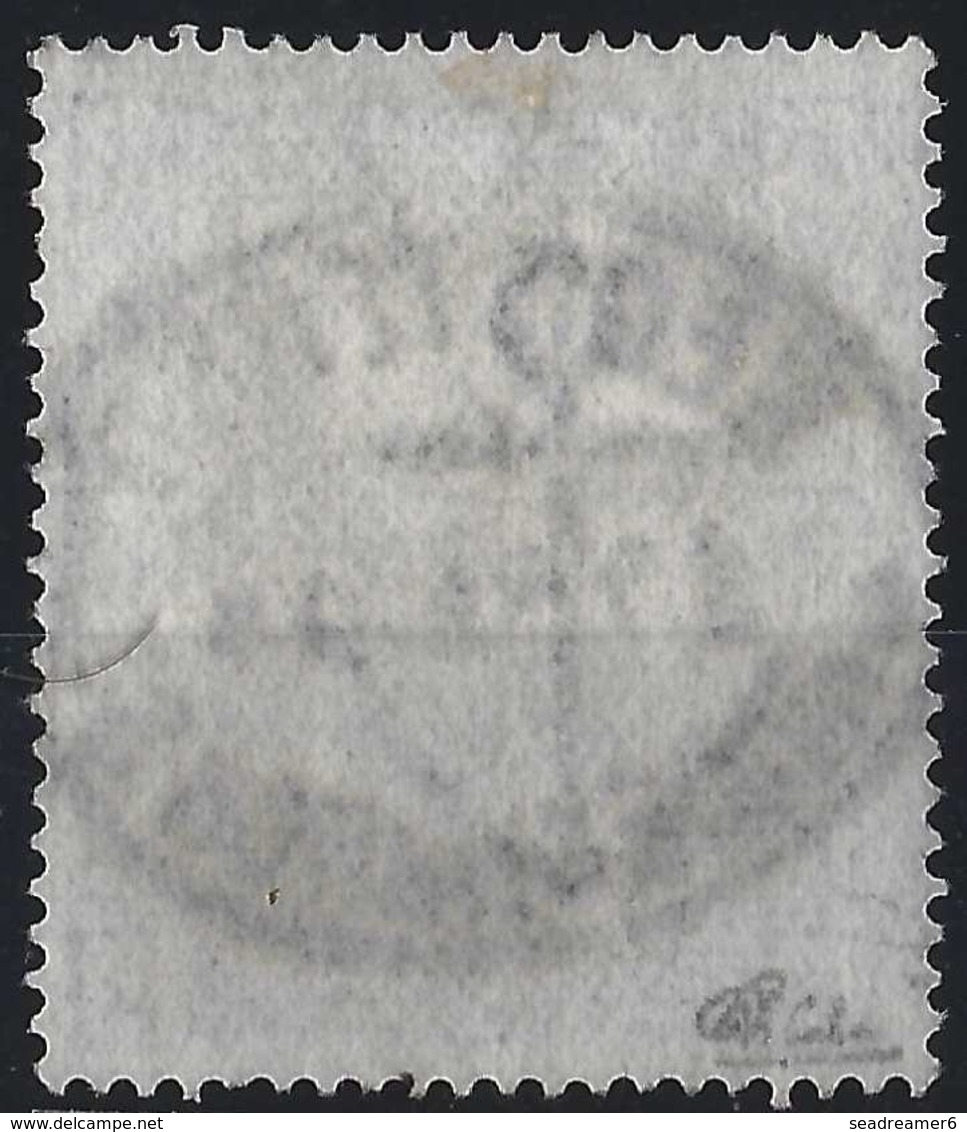 Grande Bretagne N°88, 10 Shilling Bleu/papier Blanc Oblitéré Superbe Signé Calves - Gebraucht