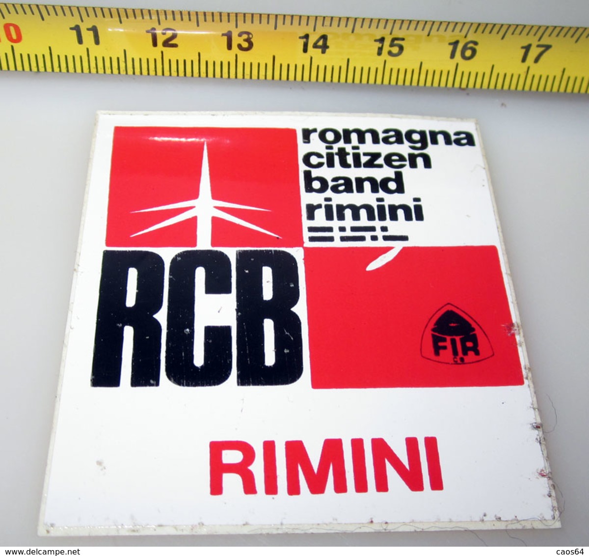 RCB RIMINI ADESIVO STICKER - Adesivi