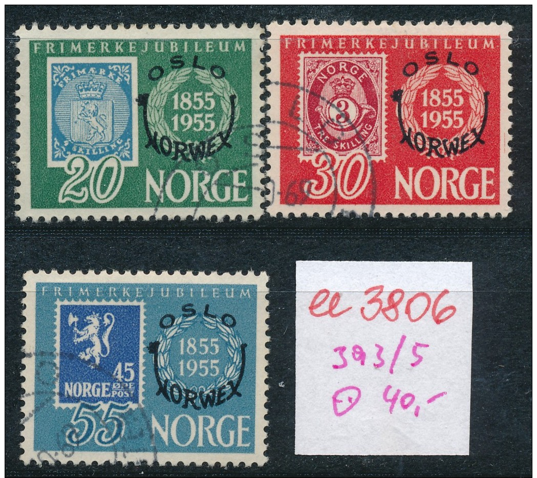 Norge Nr. 393-5   O  (ee3806    ) Aus Einer Spezial Sammlung ! - Gebraucht