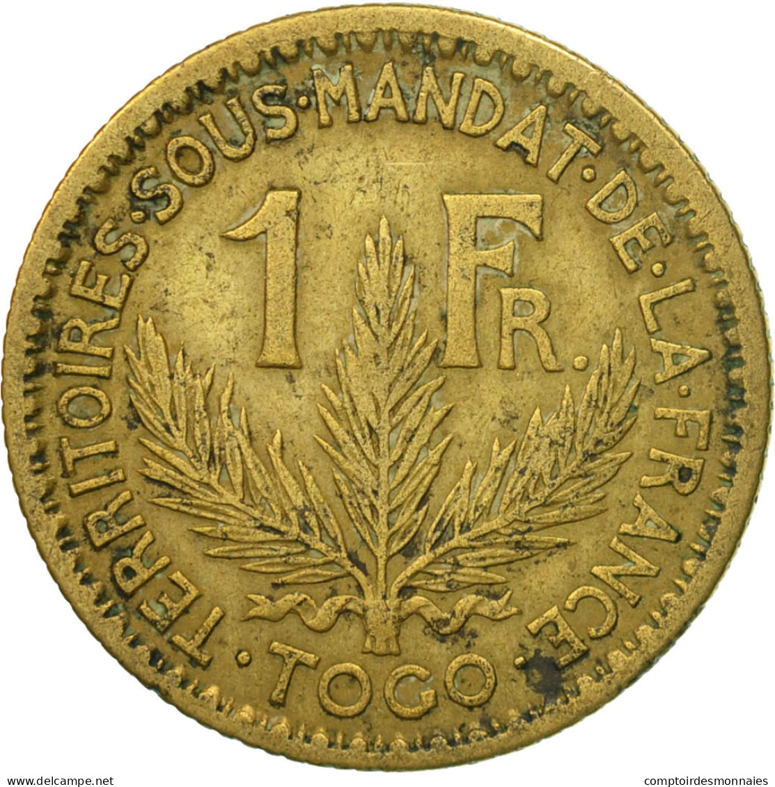 Monnaie, Togo, Franc, 1924, Paris, TTB, Aluminum-Bronze, KM:2 - Togo