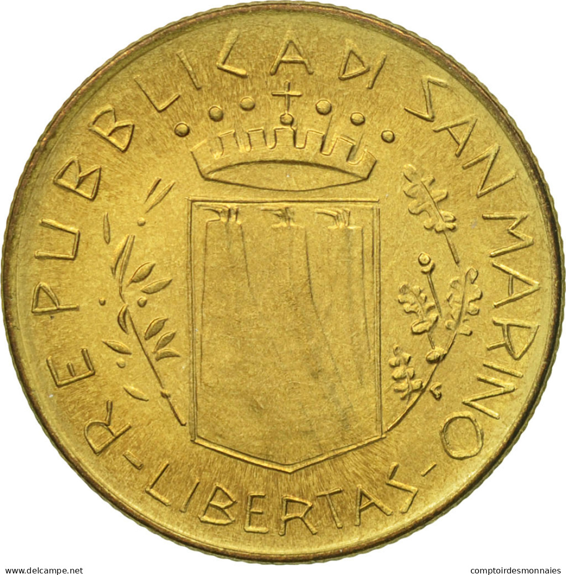 Monnaie, San Marino, 200 Lire, 1981, Rome, SUP, Aluminum-Bronze, KM:123 - Saint-Marin