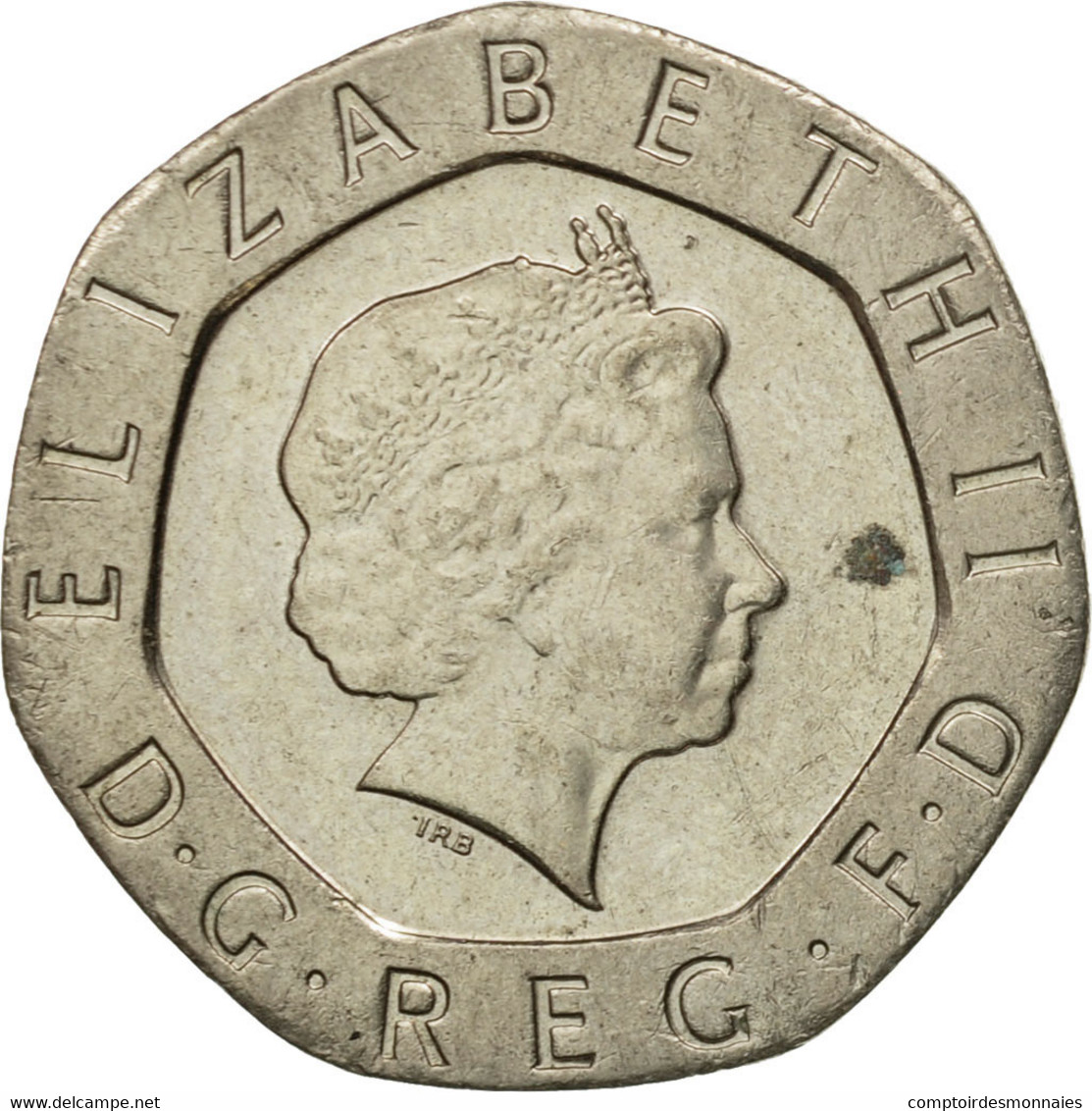 Monnaie, Grande-Bretagne, Elizabeth II, 20 Pence, 2002, TTB+, Copper-nickel - 20 Pence